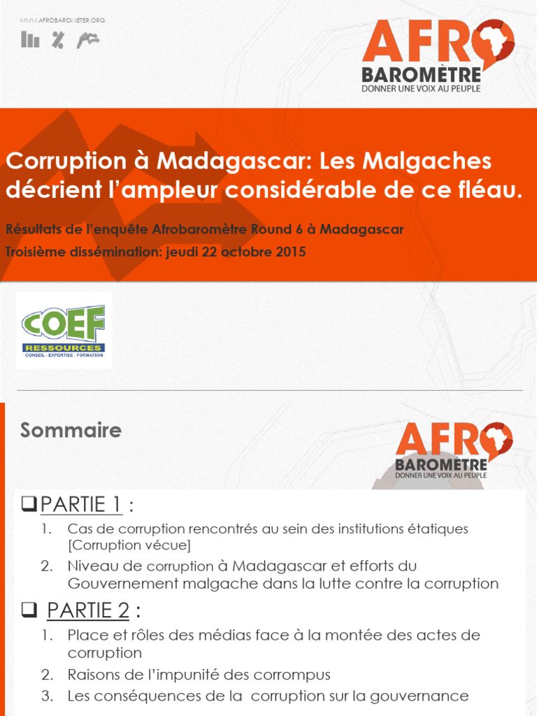 Mad r6 Presentation1 Corruption 22102015 | PDF