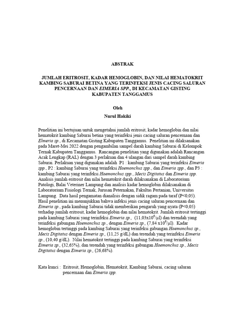 333 Abstrak Skripsi | PDF