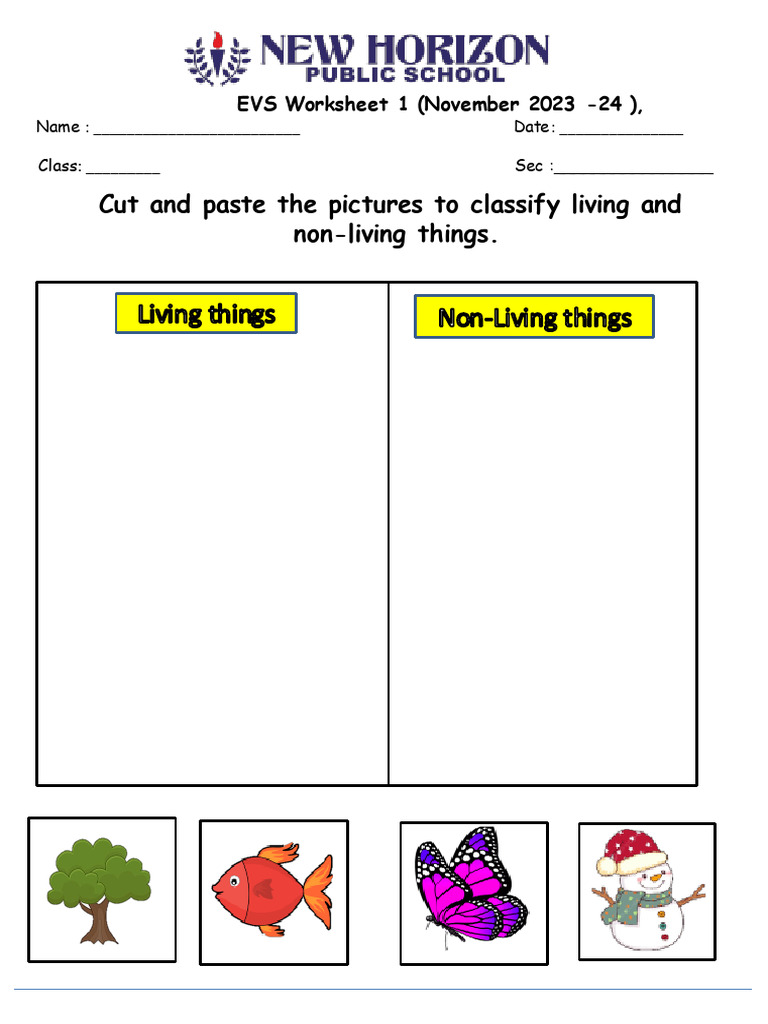 Evs Worksheet 1701325143 | PDF