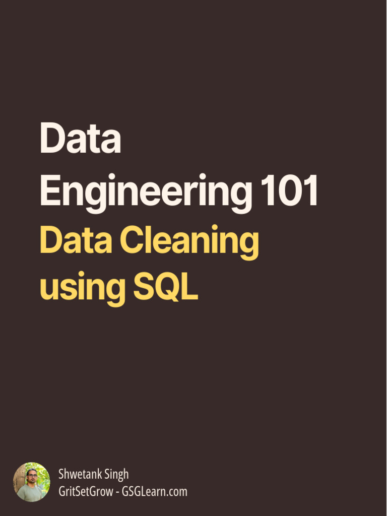 Data Cleaning Using SQL | PDF