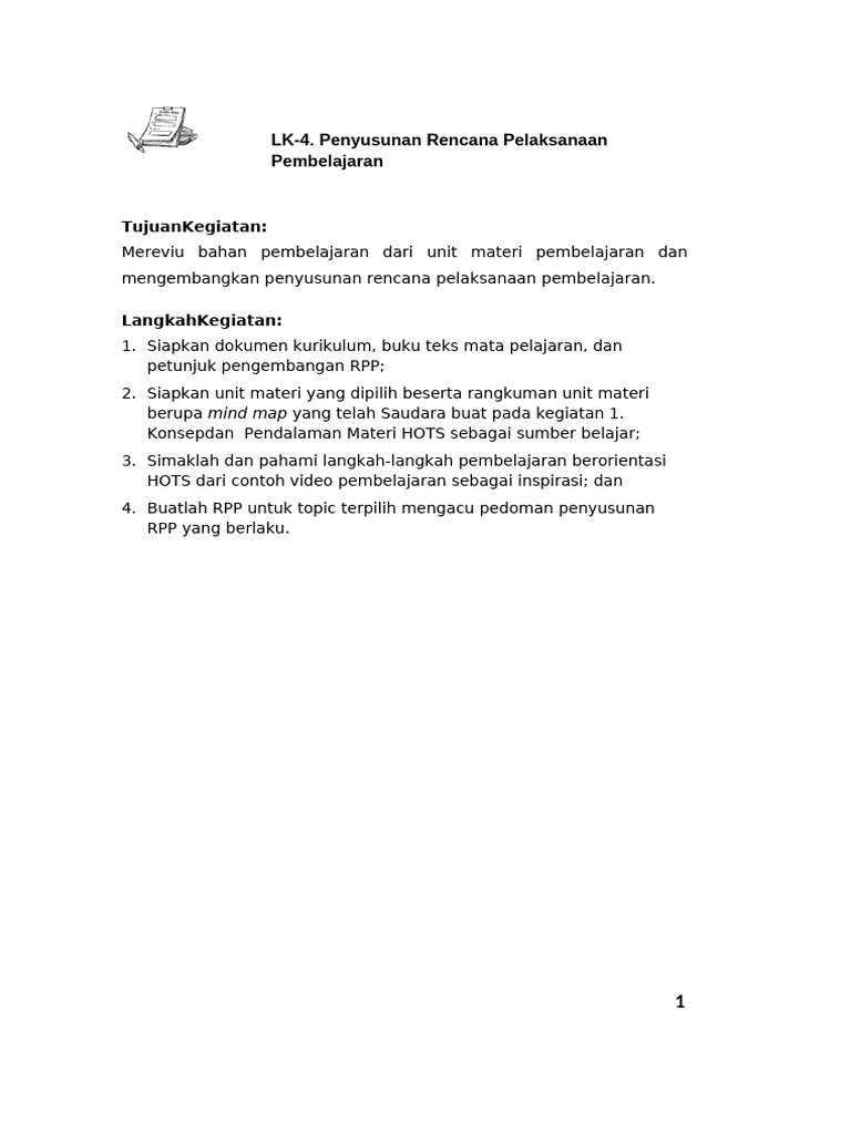LK 4 RPP | PDF