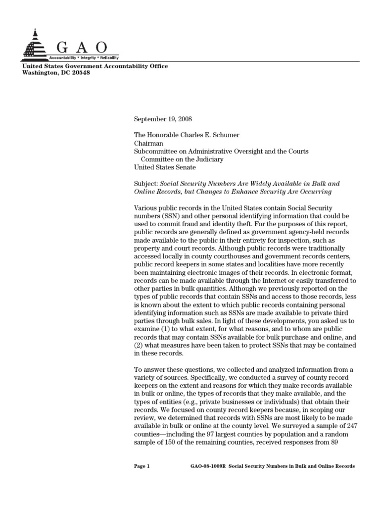 United States Government Accountability Office Washington, DC 20548 ...