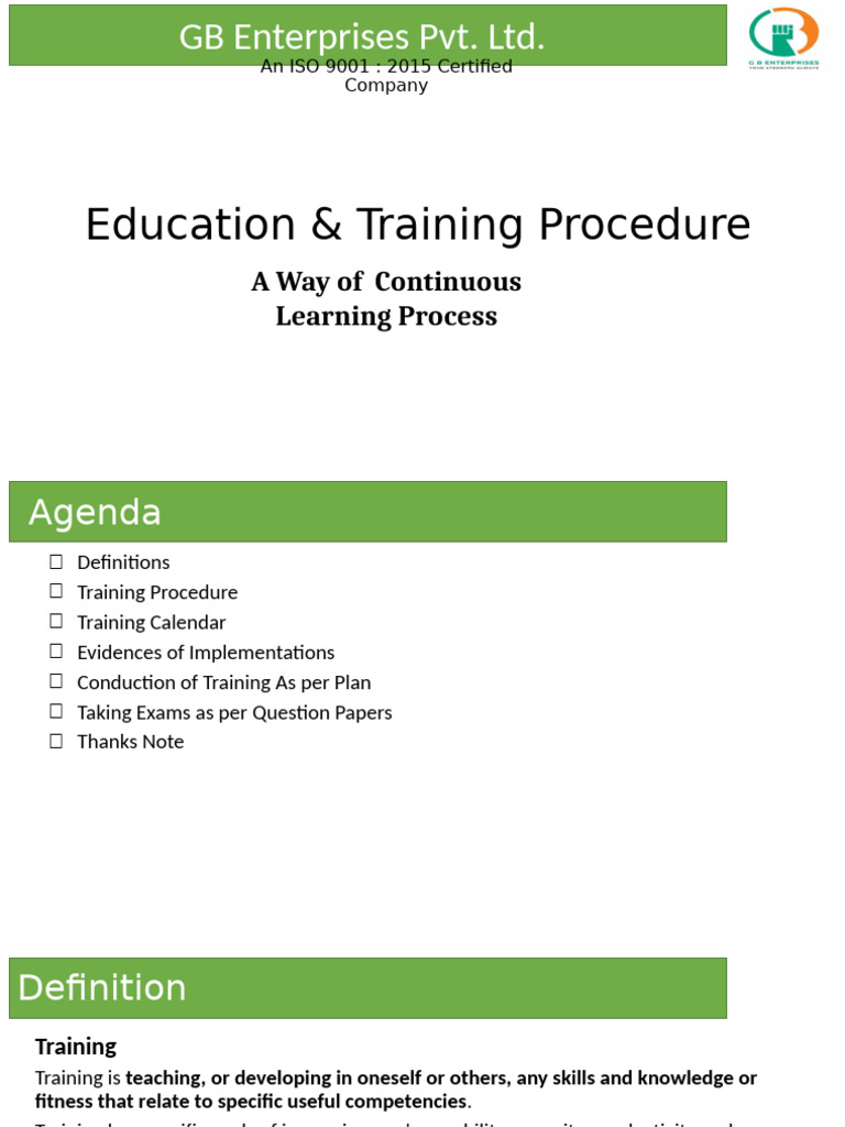 Training Pdf