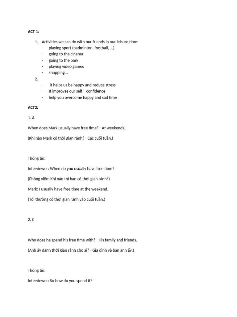 Act 1 | PDF
