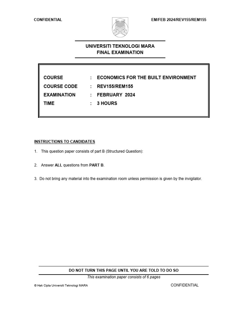 Rem155 Final Feb 2024 | PDF