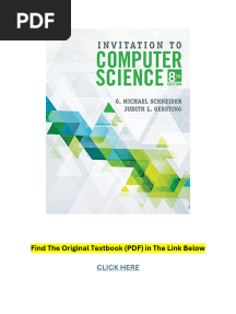 Invitation To Computer Science 8th Edition PDF