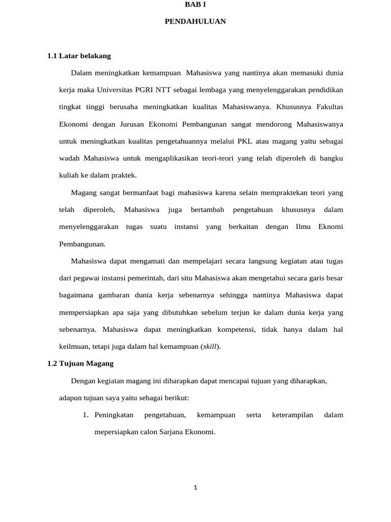 Magang | PDF