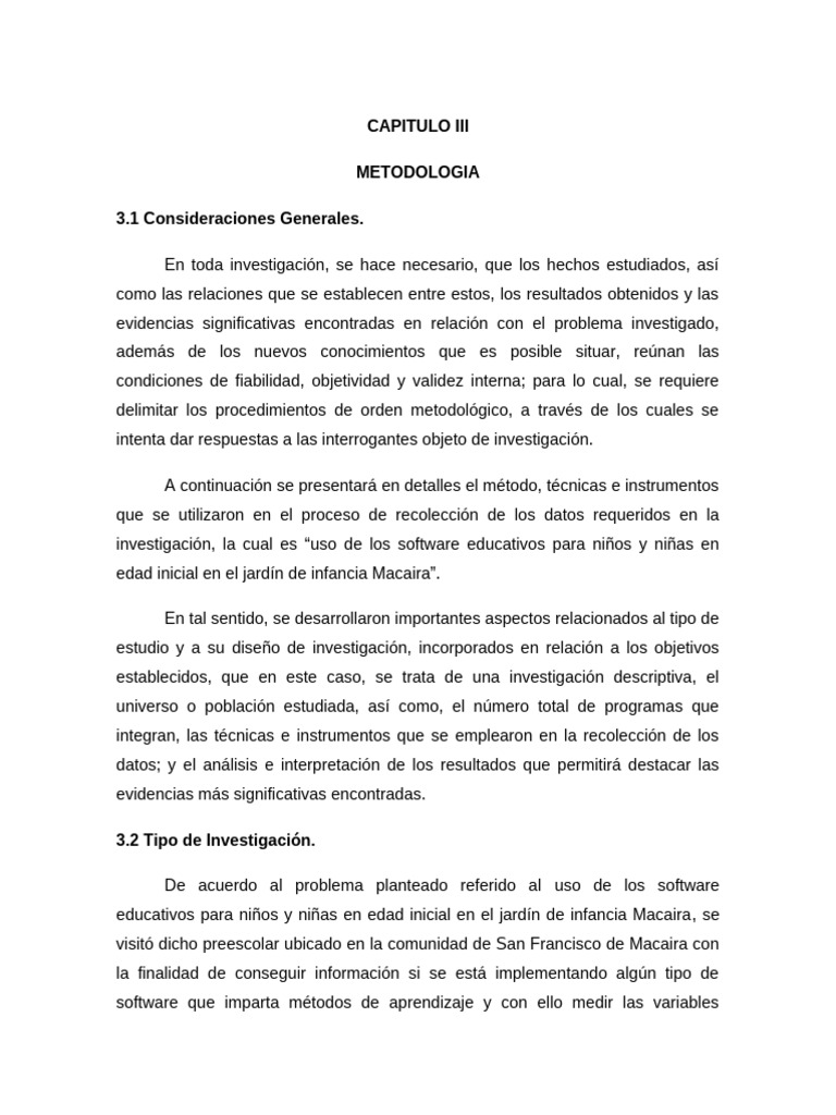 Capitulo III | PDF