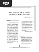 Amor e Sexualidade Na Velhice- Um Direito Nem Sempre Respeitado
