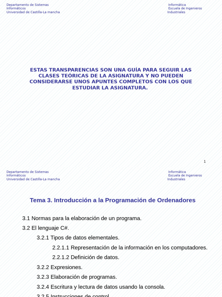 Tema 3 | PDF