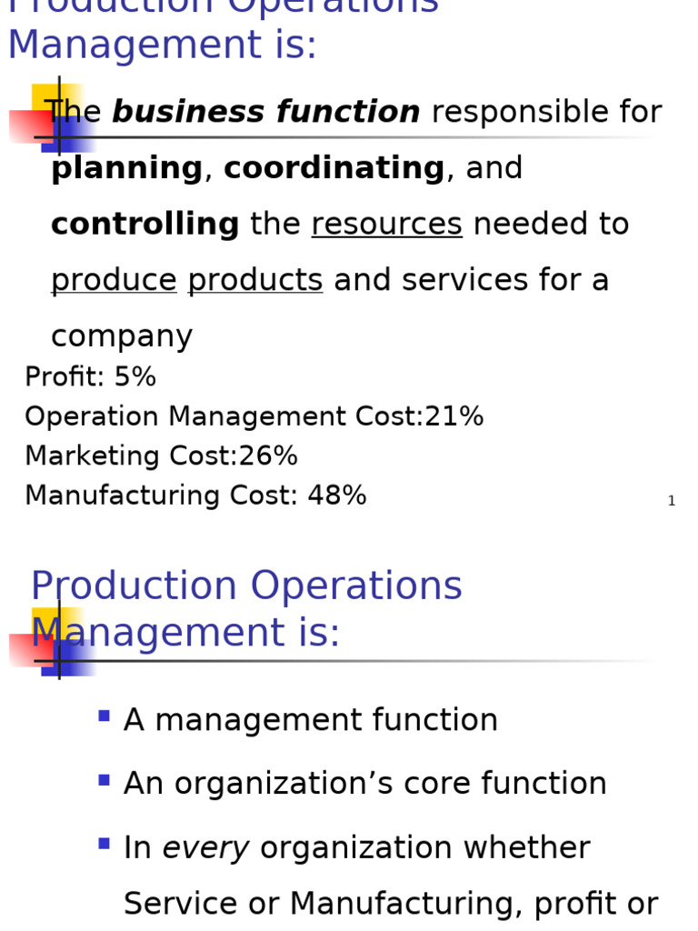 POM Introduction | PDF