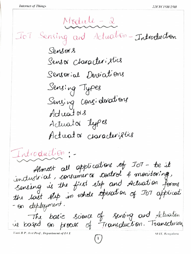 Module-2 IOT Notes | PDF