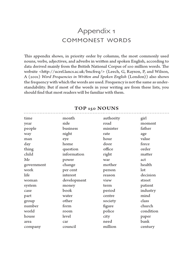 Oxford Commonest Words | PDF | English Language | Adverb