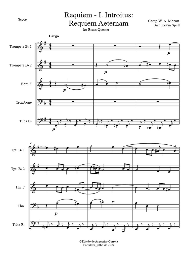 Requiem - I. Introitus - Requiem Aeternam | PDF