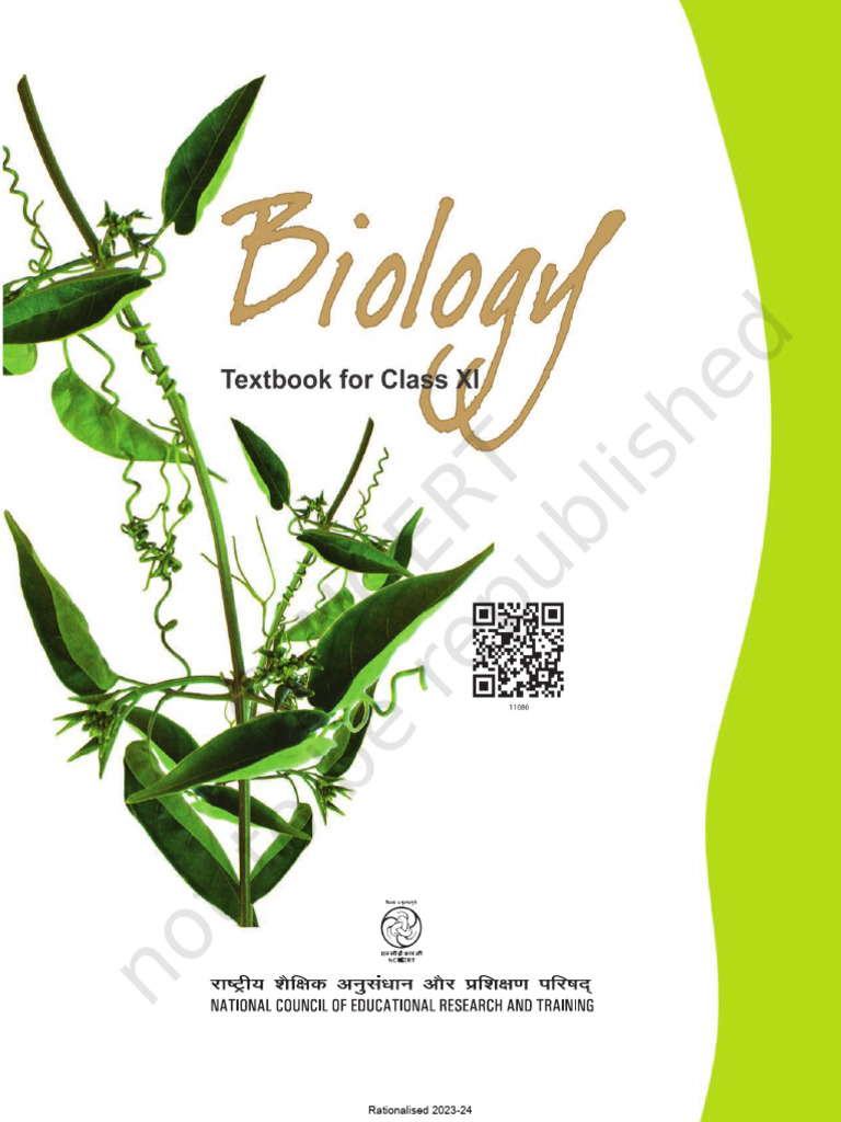NCERT - XI - Biology 2021 | PDF