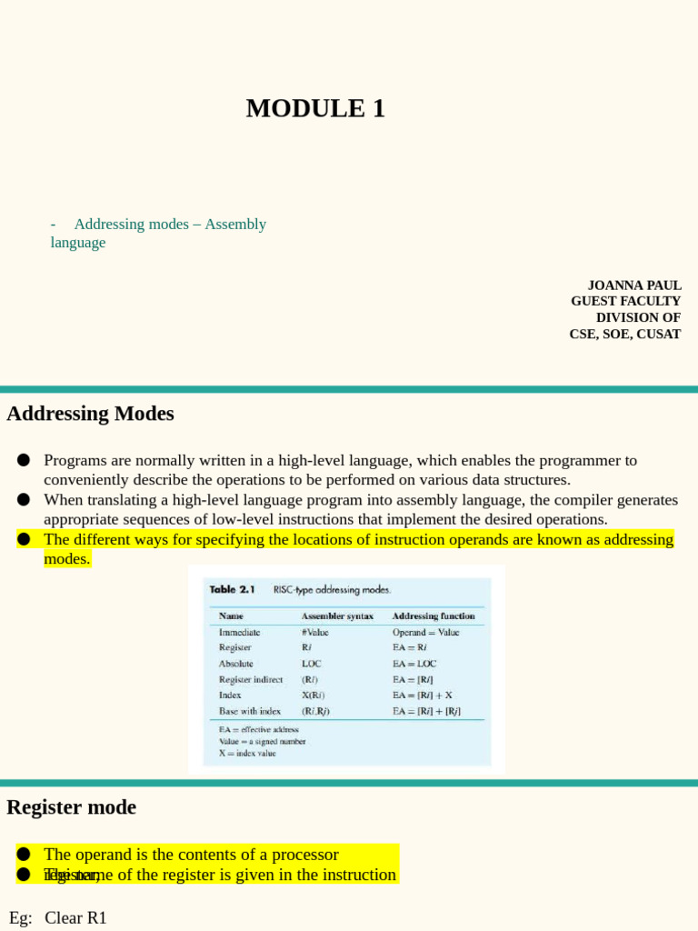 Module 1 - 3 | PDF