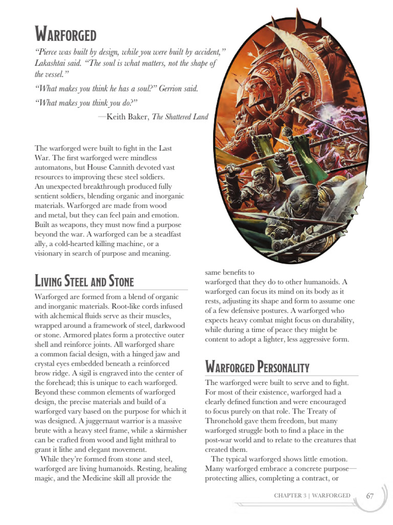 Warforged | PDF
