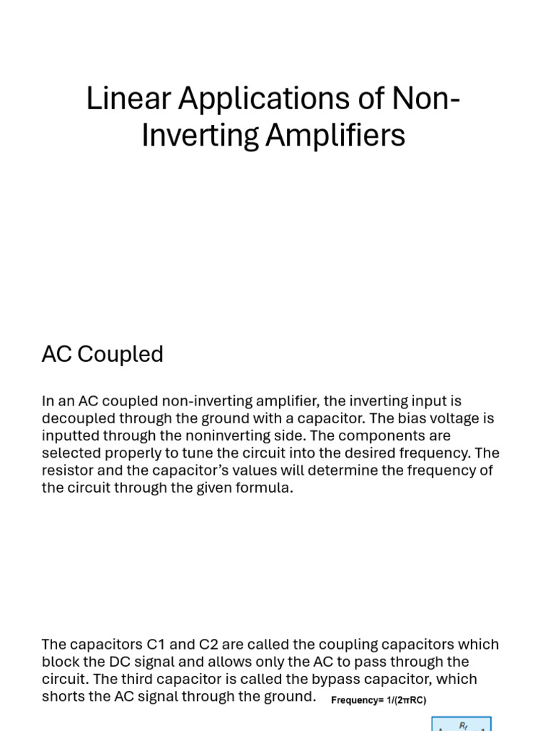 04 - Linear Applications of Non-Inverting Amplifiers | PDF | Science ...