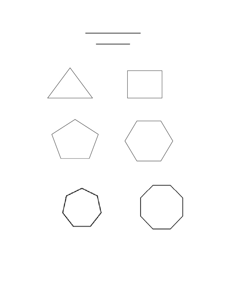 TYPES OF POLYGONS - Worksheet | PDF