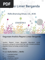 Analisis Regresi Berganda Manual Dan Spss