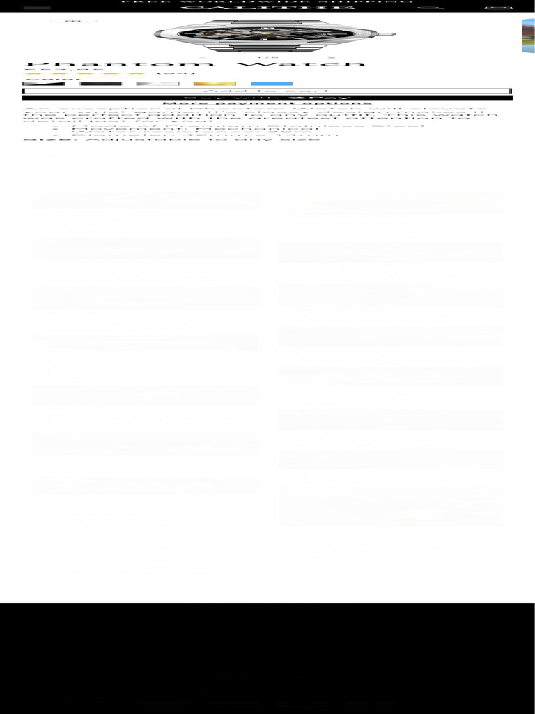 Phantom Watch - Calithe | PDF