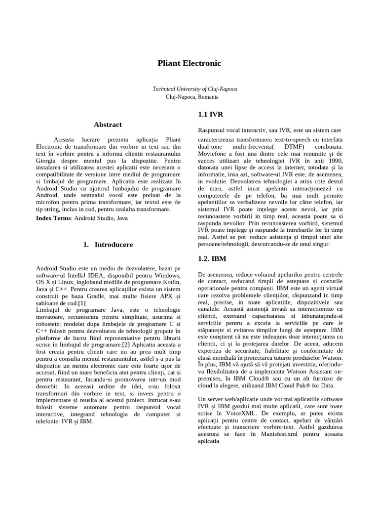 PLiantElectronic Articol | PDF
