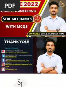 Complete PDF SOIL MECHANICS by Sandeep Jyani Sir