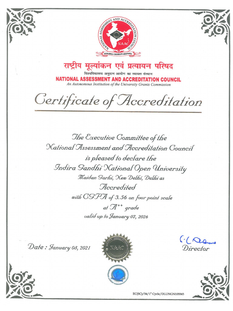 Naac A++ Cert | PDF