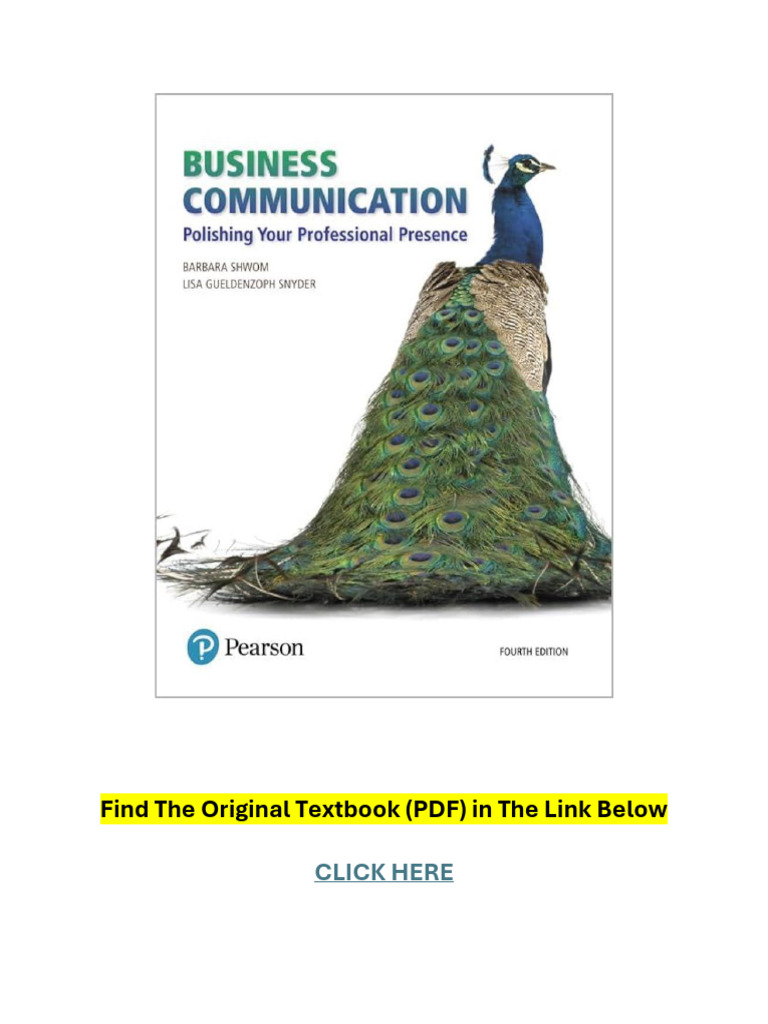 BUSINESS COMMUNICATION POLISHING YOUR PROFESSIONAL PRESENCE 4TH EDITION PDF intelligence overview