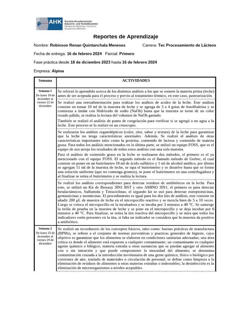 Nivel 3 Reporte Aprendizaje Robinson Quintanchala Pdf