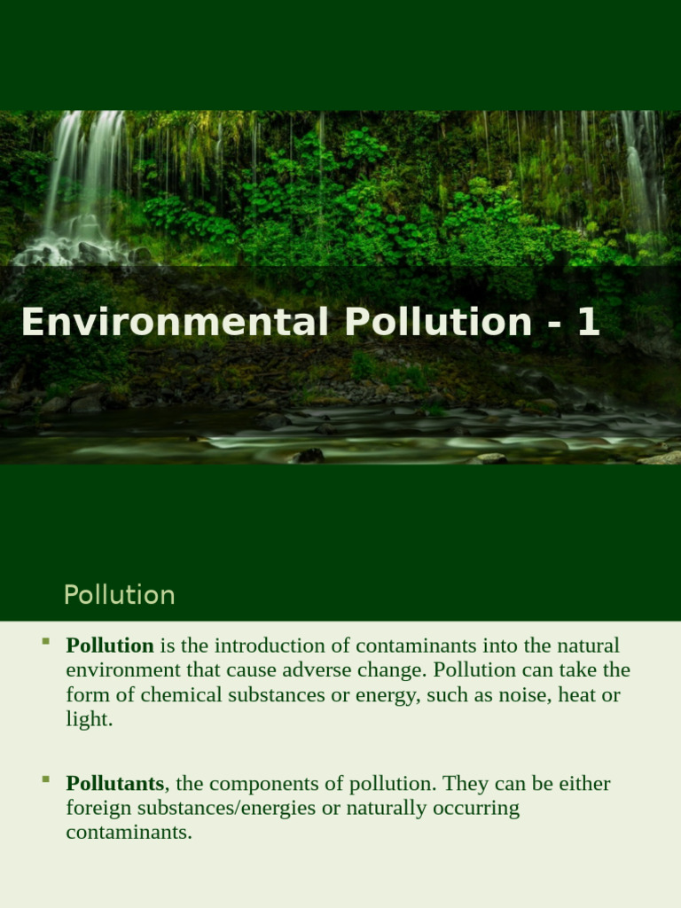 9 Pollution1 | PDF