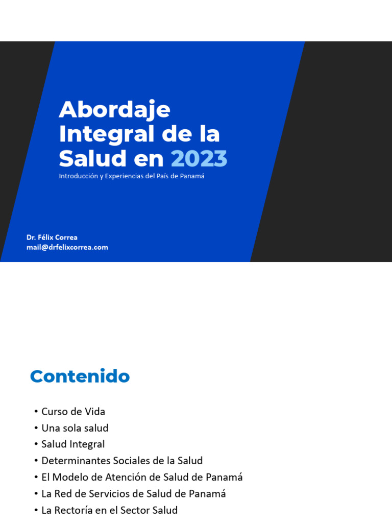 Abordaje Integral de La Salud 2023 | PDF
