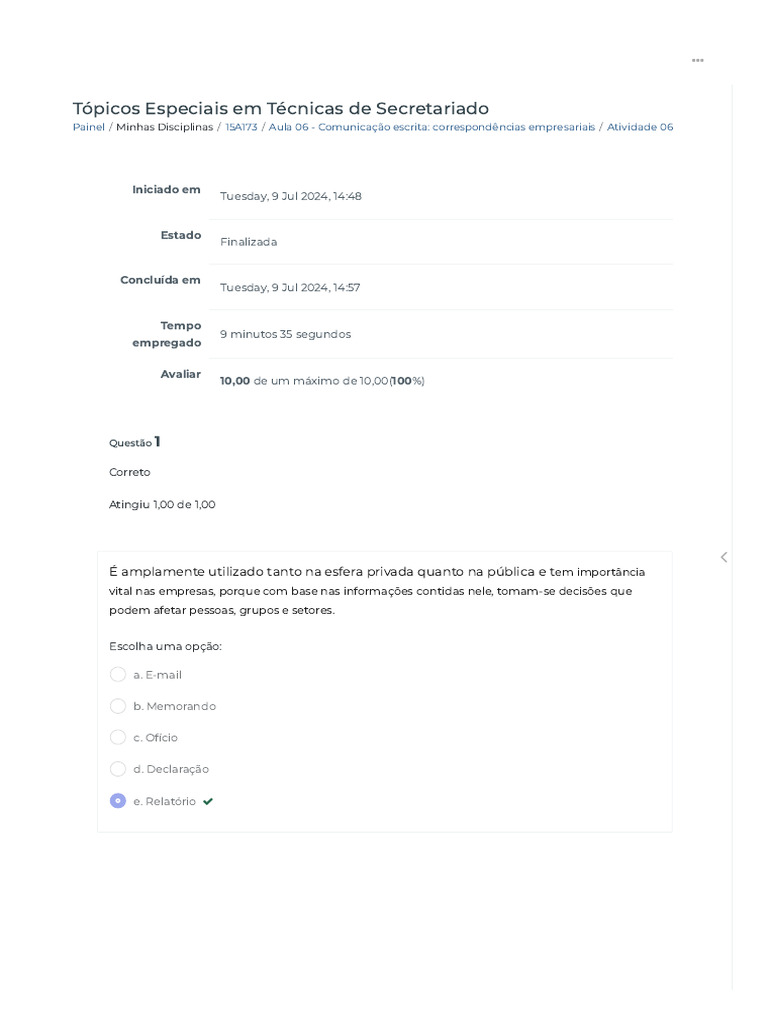Atividade 06 | PDF