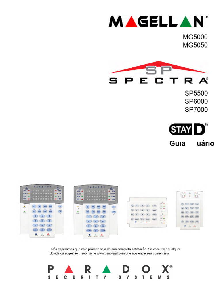 Manual Utilizador MGSP Sp4000 | PDF