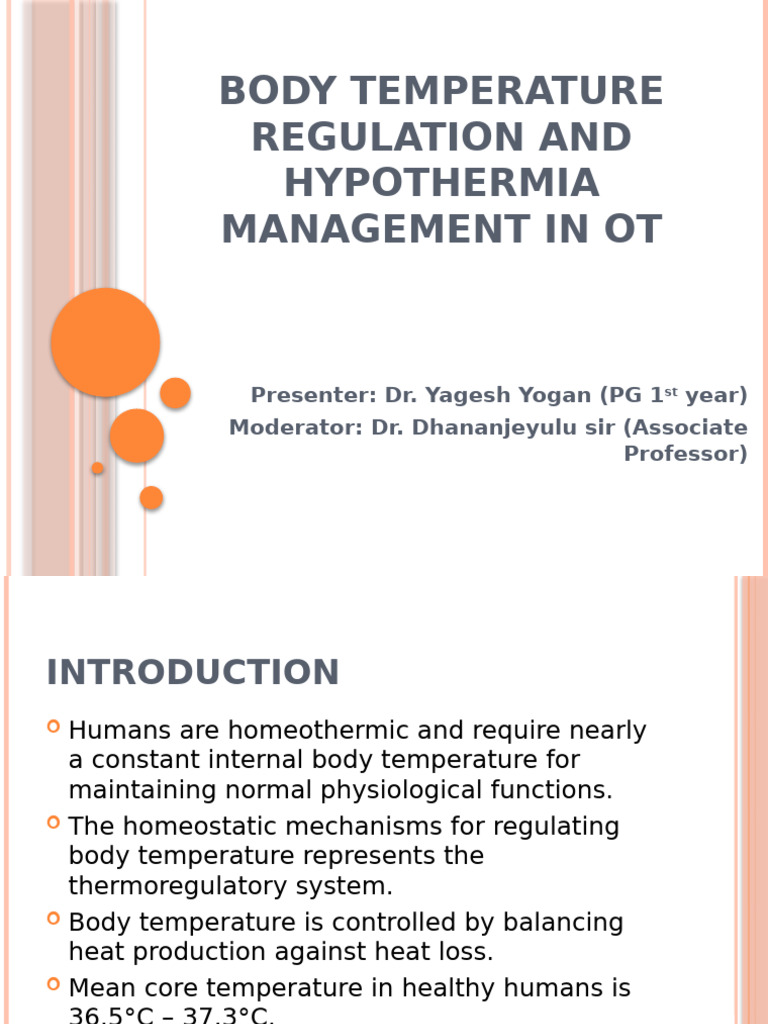 Thermo Regulation | PDF