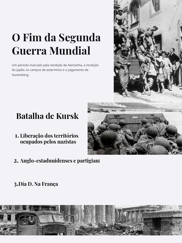 O Fim Da Segunda Guerra Mundial | PDF