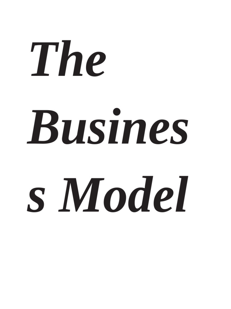 Business model canvas pdf