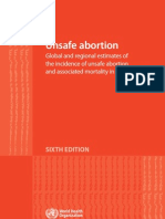 Unsafe Abortion Estimates 2008