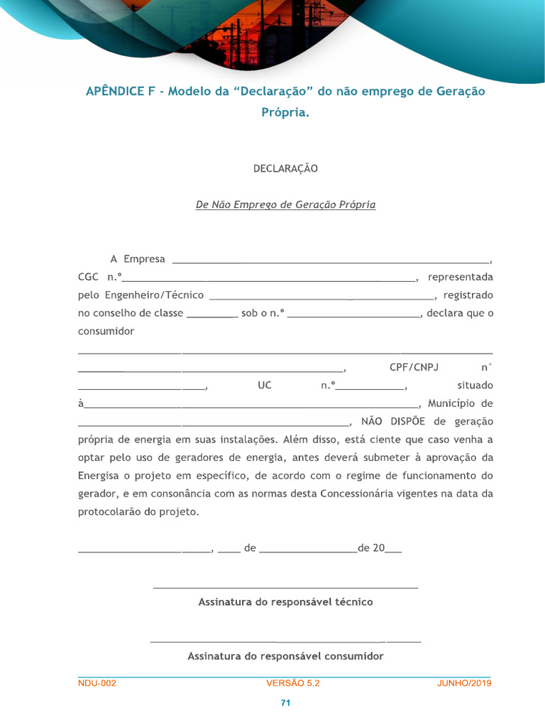 Ndu 002 Fornecimento De Energia Elétrica Em Tensão Primária Pdf
