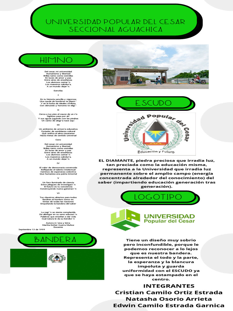 Universidad Popular Del Cesar (Infografías) | PDF