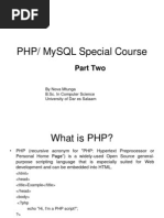 PHP Lecture Notes 1