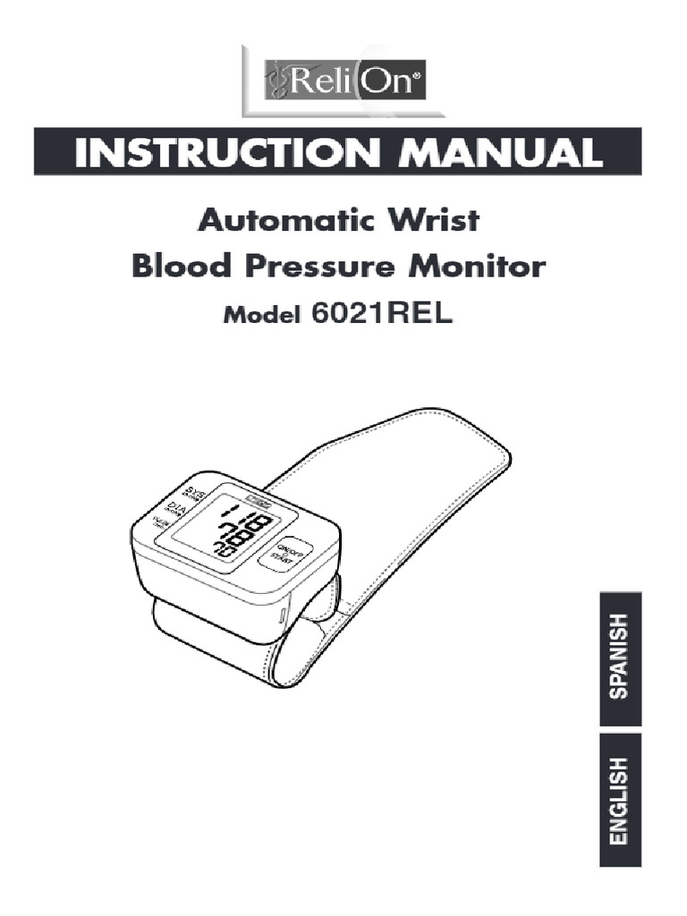 ReliOn 6021REL Instruction Manual - Manualzz | PDF