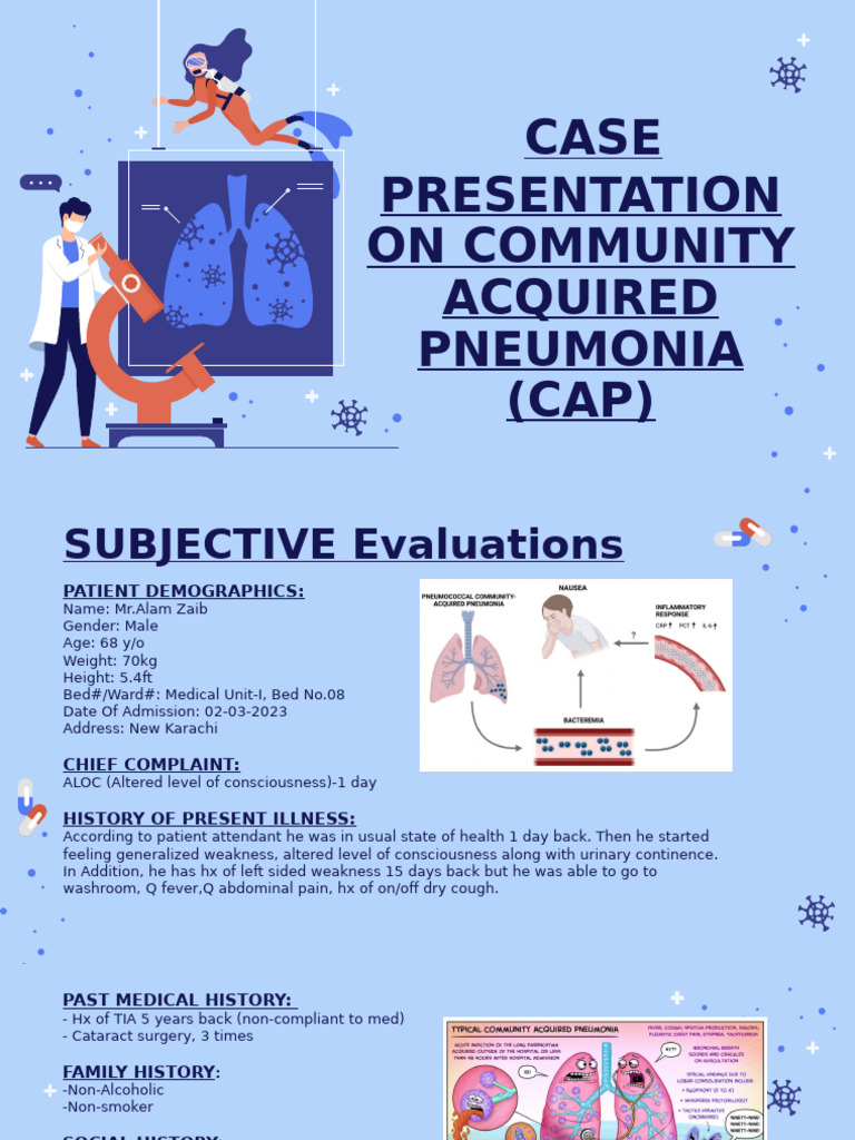 Case Presentation On Community Acquired Pneumonia | PDF