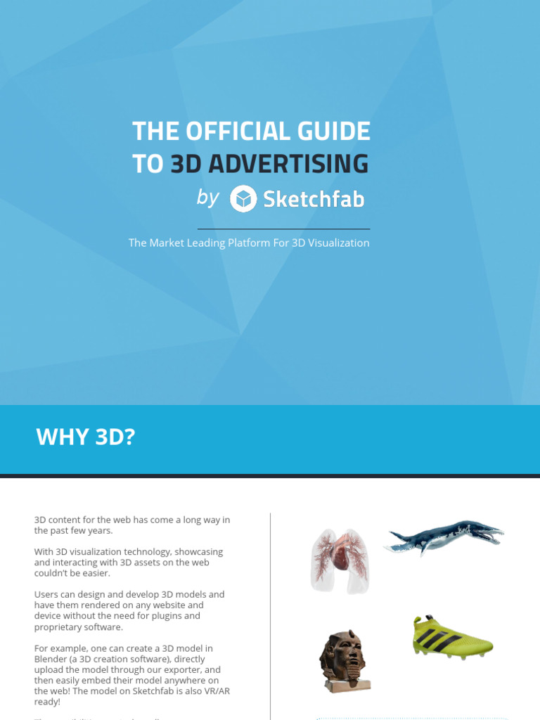 3D Advertising with Sketchfab Insights | PDF | 3 D Computer Graphics ...