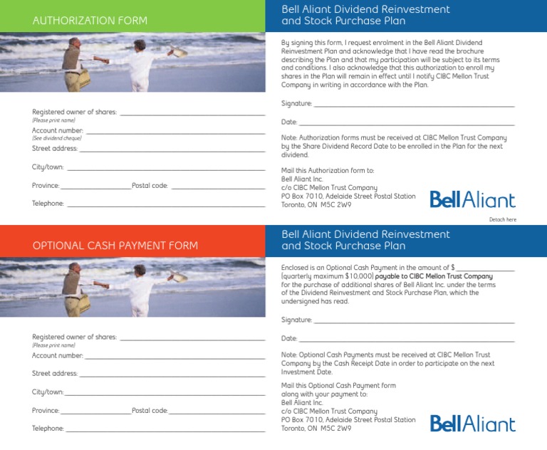 Bell Aliant Shareholder Enrollment | PDF | Business | Law