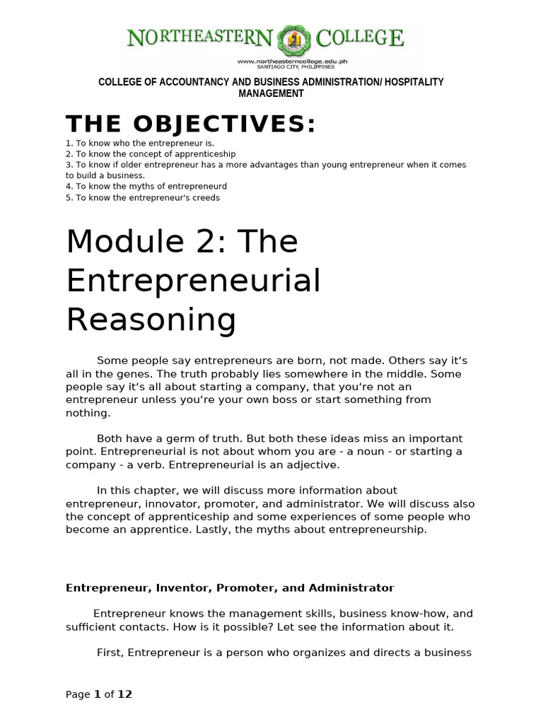 Module-2 3 | PDF | Entrepreneurship | Innovation