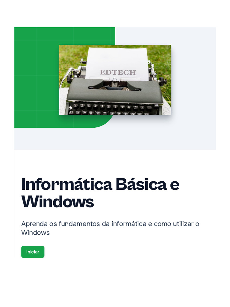 Informatica Basica e Windows | PDF | Informática | Microsoft Windows