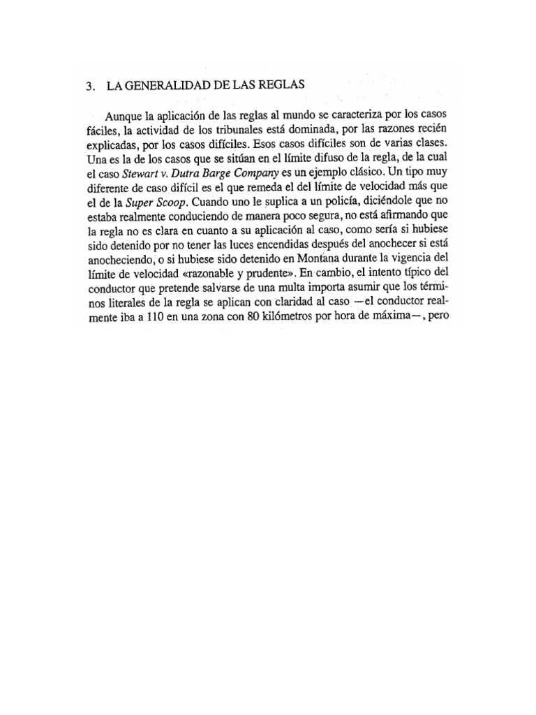 La Generalidad de Las Reglas | PDF