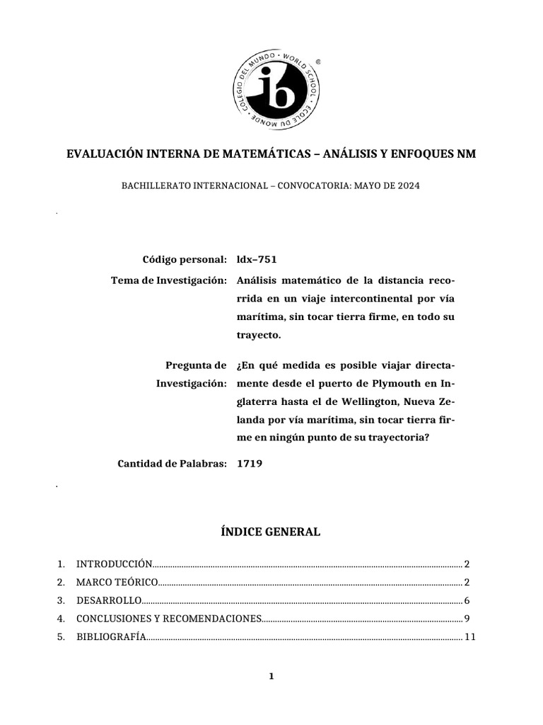 Indagacion Matematica Analisis y Enfoques BI | PDF