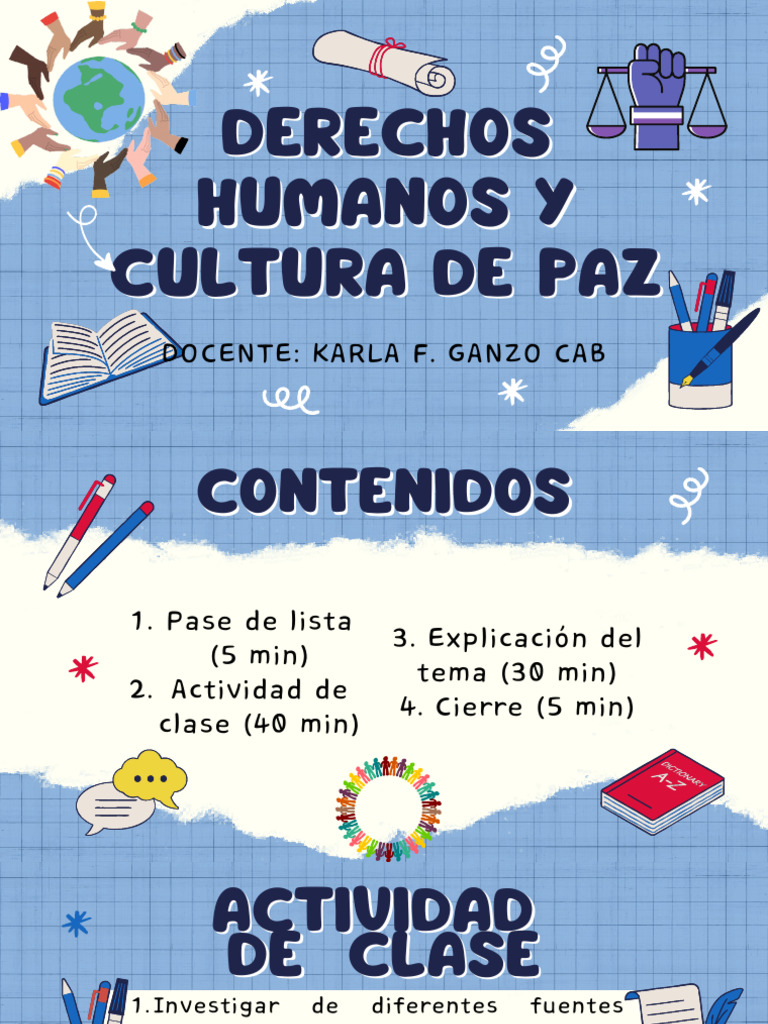 Derechos Humanos e Cultura de Paz | PDF